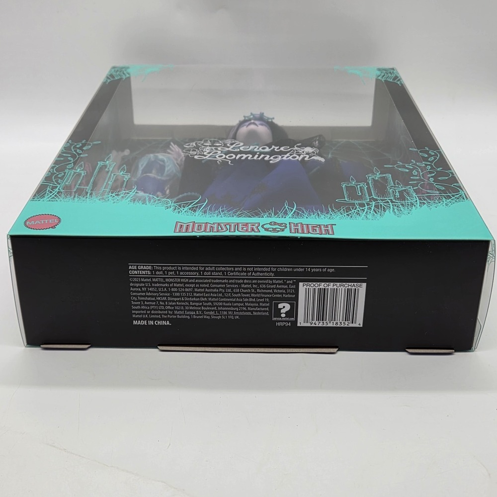 NEW Monster High Designer Series LENORE LOOMINGTON Doll With Mattel Shipper Box - Picture 16 of 16